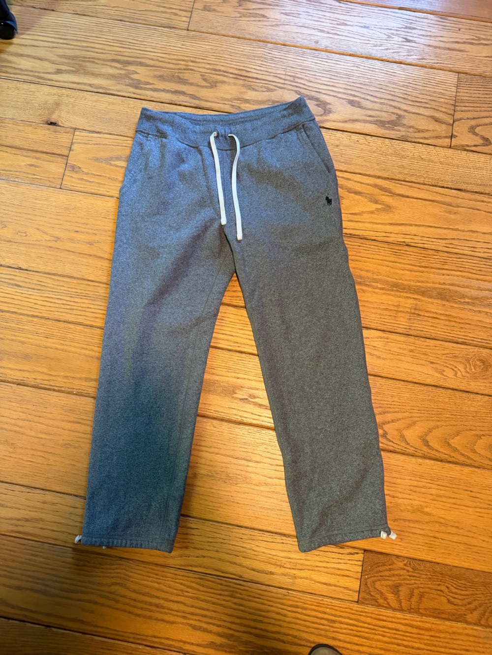 Men's Polo Gray Performance Sweatpants with Drawstring